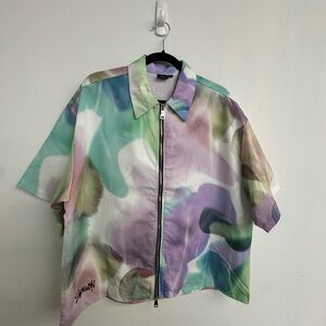 Colorful Abstract Men's Shirt